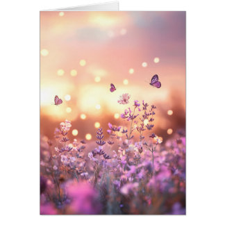 Wildflower Blank Greeting Card – Nature Photo Note