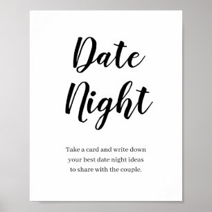 Wildflower Bloom Date Night Idea Sign  Date Night 