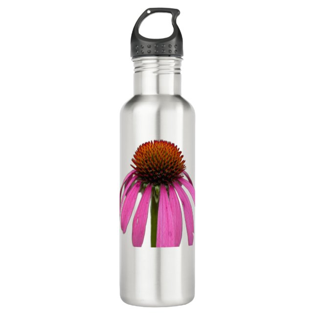 Wildflower Bloom – Nature Photo Water Bottle (Front)