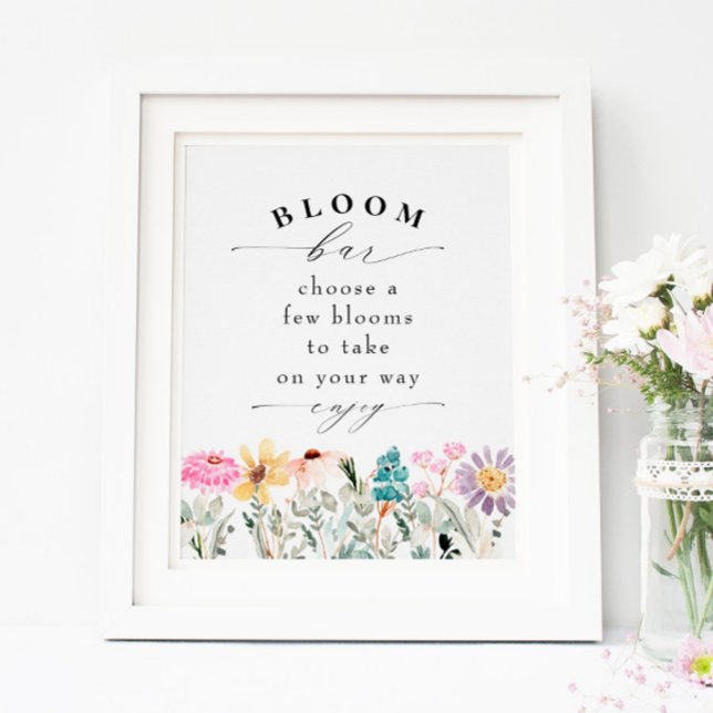Wildflower Bloom or Flower Bar Poster (Creator Uploaded)