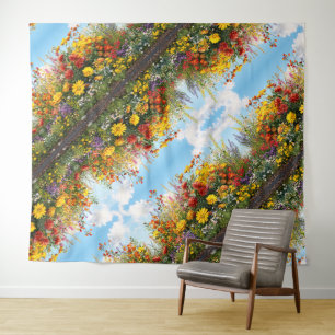 Wildflower Bloom Wall Tapestry