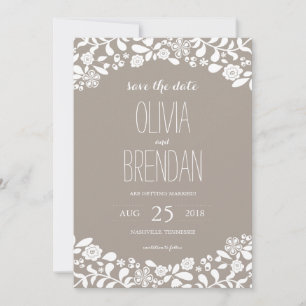 Wildflower Blossoms   Save the Date