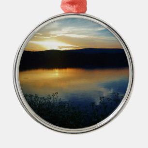 Wildflower, Blue sunset Metal Tree Decoration