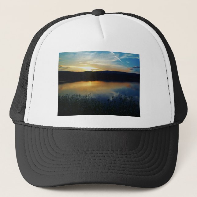 Wildflower, Blue sunset Trucker Hat (Front)