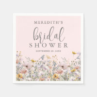 Wildflower Blush Pink Bridal Shower