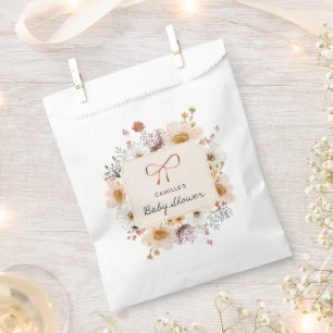 Wildflower Boho Baby Shower Favour Bags