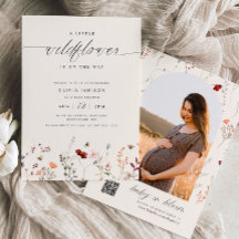 Wildflower Boho Baby Shower Greenery