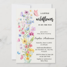 Wildflower Boho Baby Shower