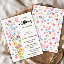 Wildflower Boho Baby Shower