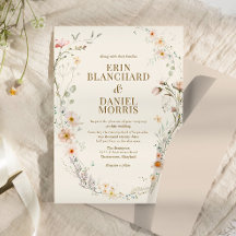 Wildflower Boho | Botanical Wedding Invitation
