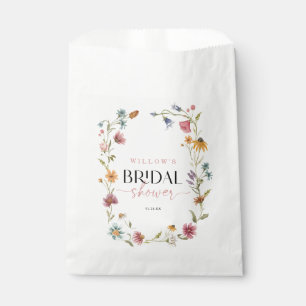 Wildflower Boho Bridal Shower Favour Bag