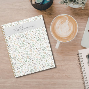 Wildflower Boho Custom Custom Name  Planner