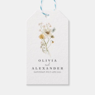 Wildflower Boho garden floral Gift Tags