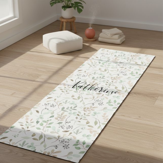 Wildflower Boho Personalised Yoga Mat (Creator Uploaded)