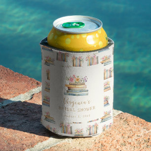 Wildflower Books Bridal Shower Can Cooler