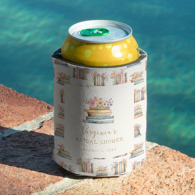 Wildflower Books Bridal Shower Can Cooler (Wildflower Books Bridal Shower Can Cooler by Painted Paperie
)