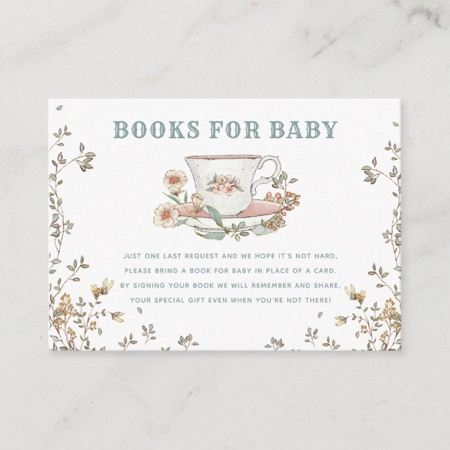Wildflower Books for Baby Enclosure Card (Front)