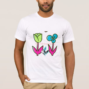 Wildflower Botanical Art - Nature Illustration T-Shirt