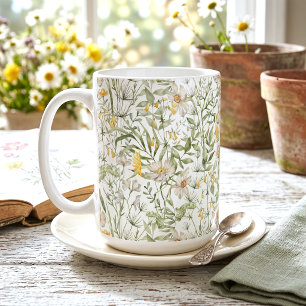 Wildflower Botanical Cottagecore Floral Garden Coffee Mug