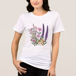 Wildflower Botanical Graphic Tri-Blend Shirt