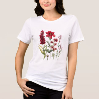 Wildflower Botanical Graphic Tri-Blend Shirt