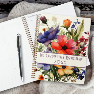 Wildflower Bouquet Custom Planner