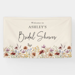 Wildflower Bridal Shower Banner