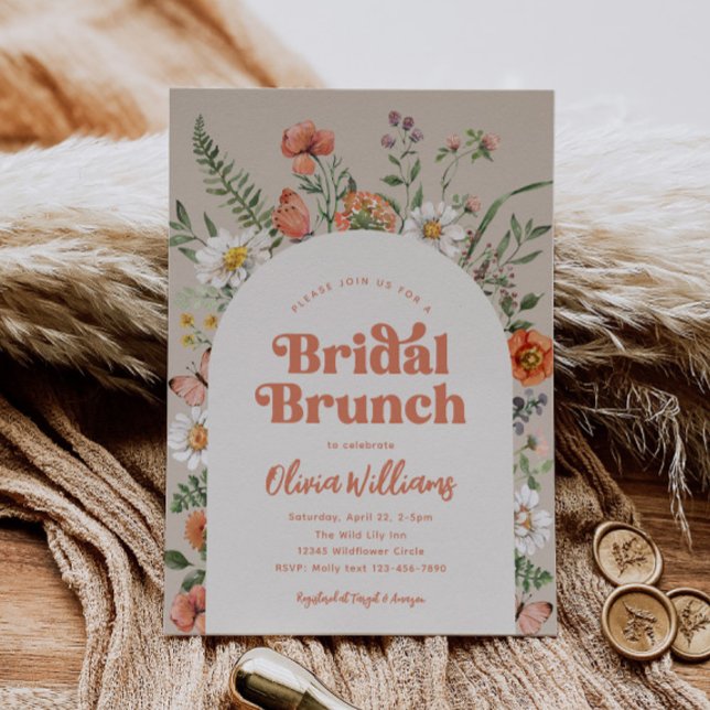 Wildflower Bridal Shower Brunch Invitation (Creator Uploaded)