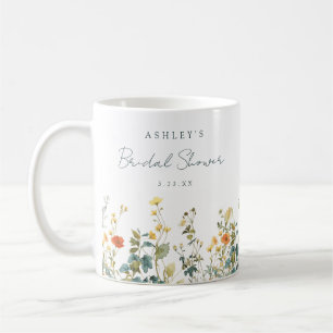Wildflower Bridal Shower Favour Coffee Mug