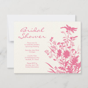 Wildflower Bridal Shower Invitation