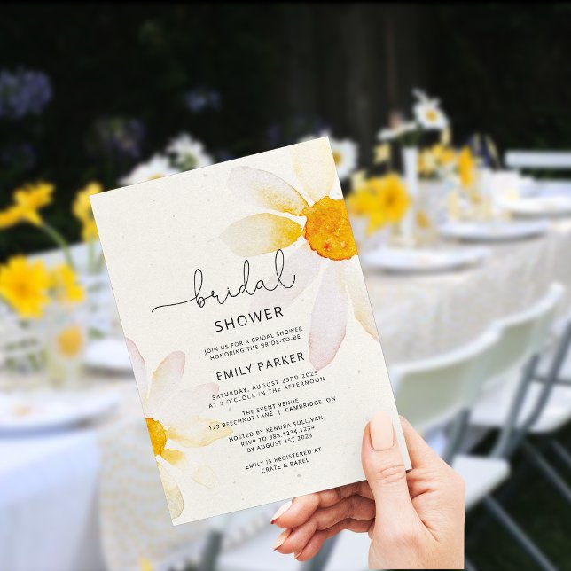 Wildflower bridal shower invitation (Creator Uploaded)