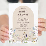 Wildflower Bridal Shower Invitation<br><div class="desc">Wildflower Bridal Shower Invitation Girl,  Wildflower,  Daisy,  Modern Bridal Shower Invitation
Wording can be changed into any occasion.</div>