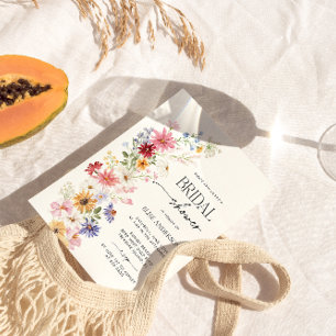 Wildflower Bridal Shower, Love in Bloom Invitation