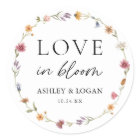 Wildflower Bridal Shower Thank You Favours