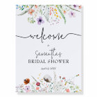 Wildflower Bridal Shower Welcome