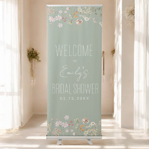 Wildflower Bridal Shower Welcome Sign In Bloom
