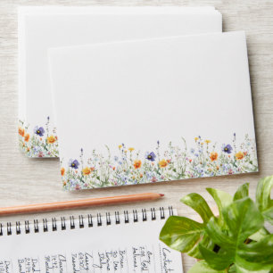 Wildflower Business Envelope