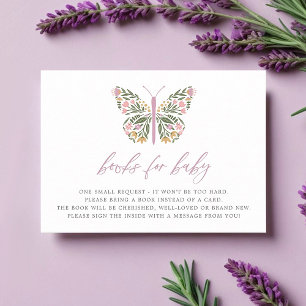 Wildflower Butterfly Books for Baby  Enclosure Card