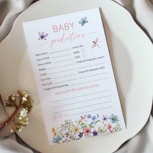 Wildflower Butterfly Garden Baby Predictions