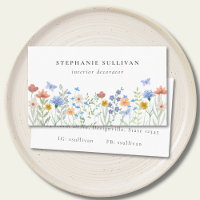 Wildflower Butterfly Watercolor