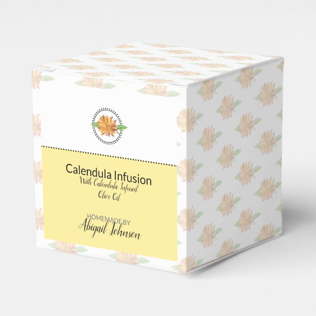 Wildflower Calendula | Bath & Body Packaging Box (Front Side)