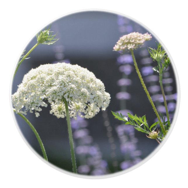 Wildflower Ceramic Knob (Front)