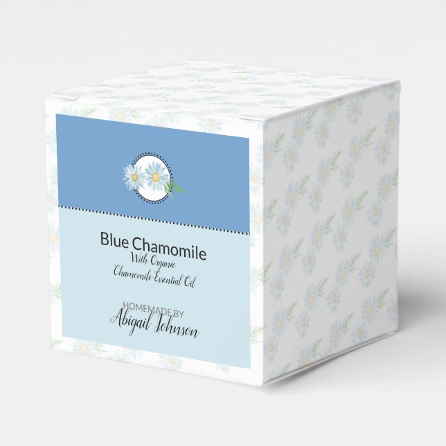 Wildflower Chamomile Bath Bomb Packaging Box (Front Side)