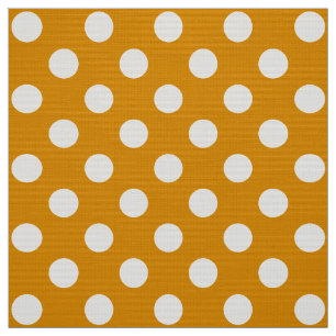 WILDFLOWER - Classic Polka Dots on Golden Yellow Fabric