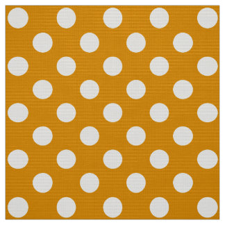 WILDFLOWER - Classic Polka Dots on Golden Yellow Fabric