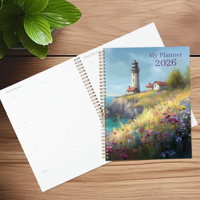 Wildflower Clifftop Lighthouse Planner (Creator Uploaded)