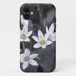 Wildflower Cluster Macro Photo BW/Colour Barely Th iPhone 11 Case