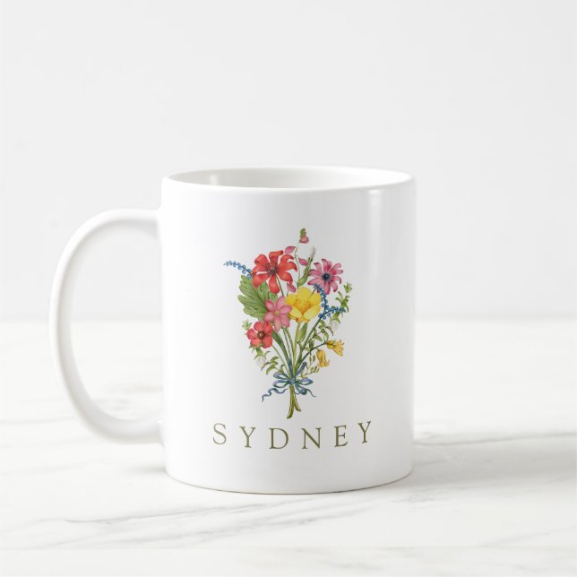 Wildflower Coffee Mug (Left)