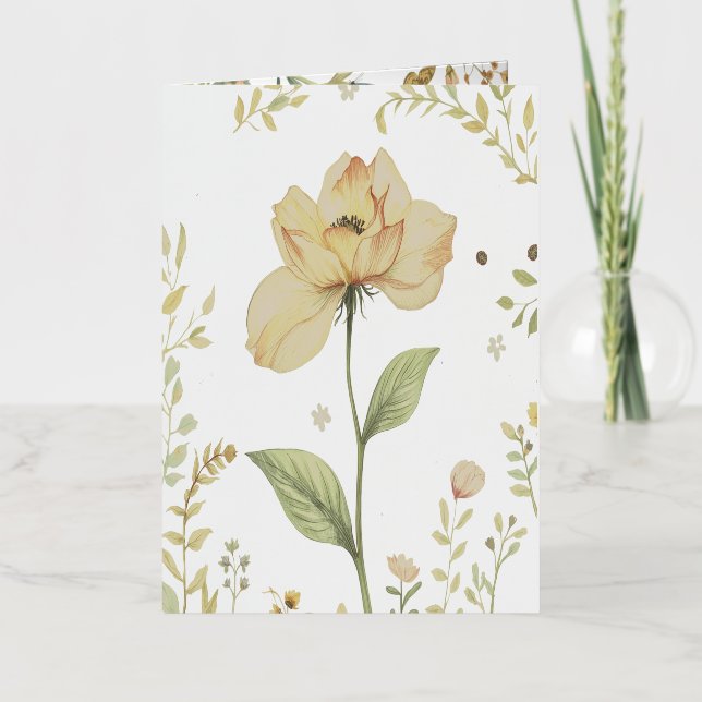 Wildflower Compliments Card (Front)