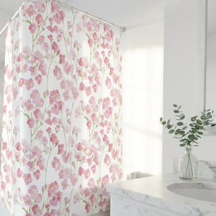 Wildflower Cottagecore Botanical Floral Shower Curtain